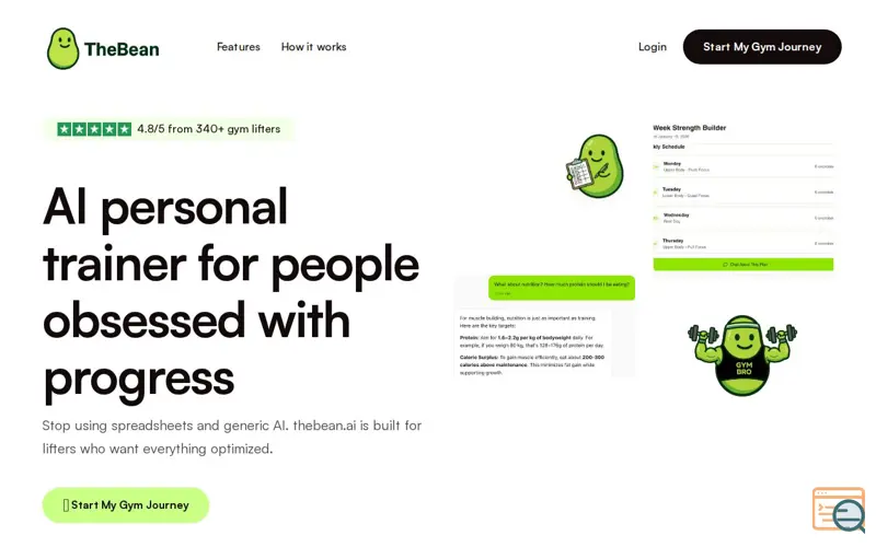 Screenshot of thebean.ai
