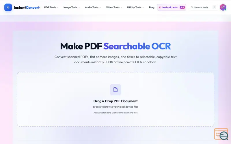 Screenshot of OCR PDF