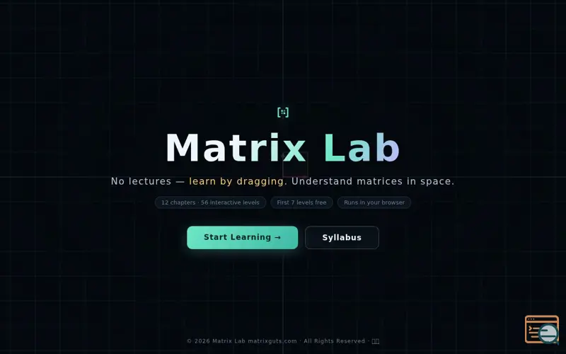 Screenshot of Matrix Lab
