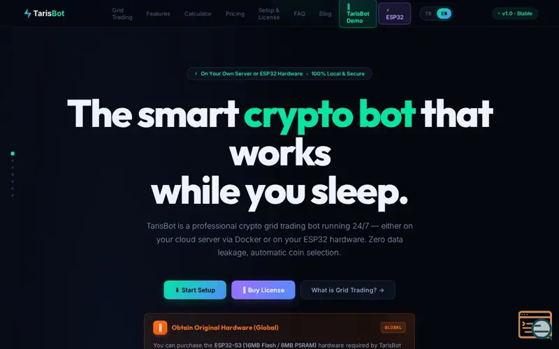 Screenshot of TarisBot