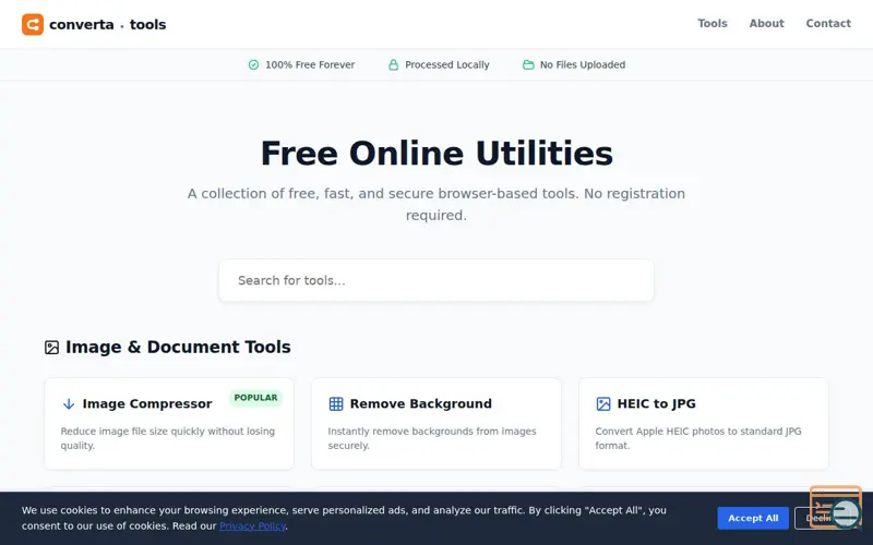 Screenshot of converta.tools