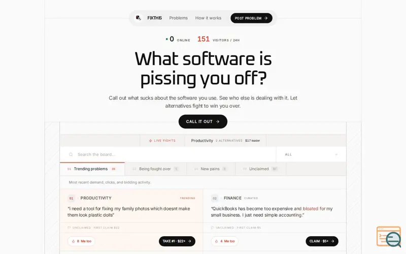 Screenshot of FIXTHIS.LOL