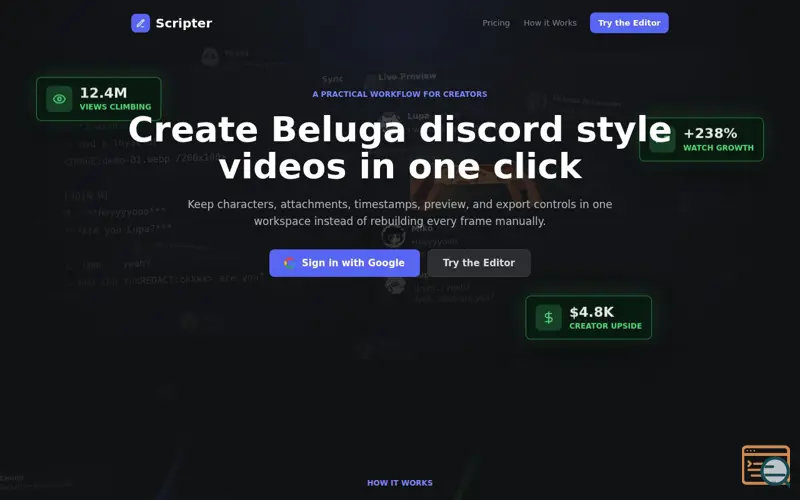 Screenshot of Scripter