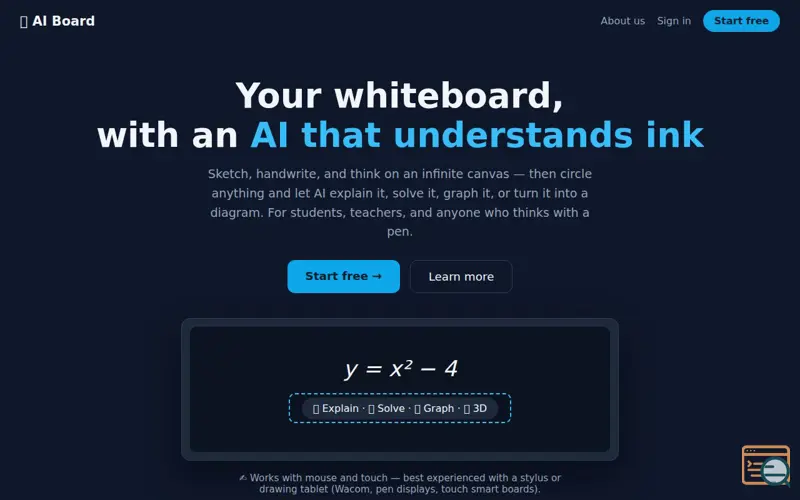 Screenshot of Aiboard