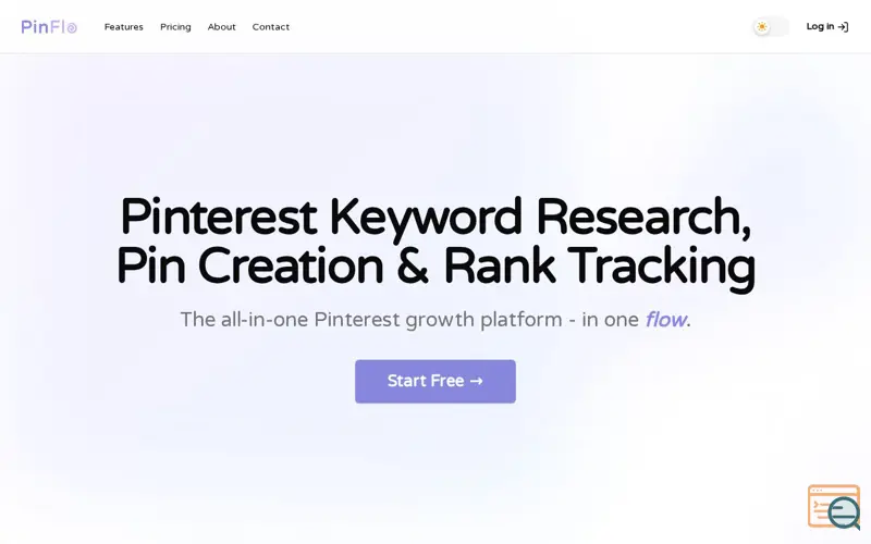 Screenshot of PinFlo