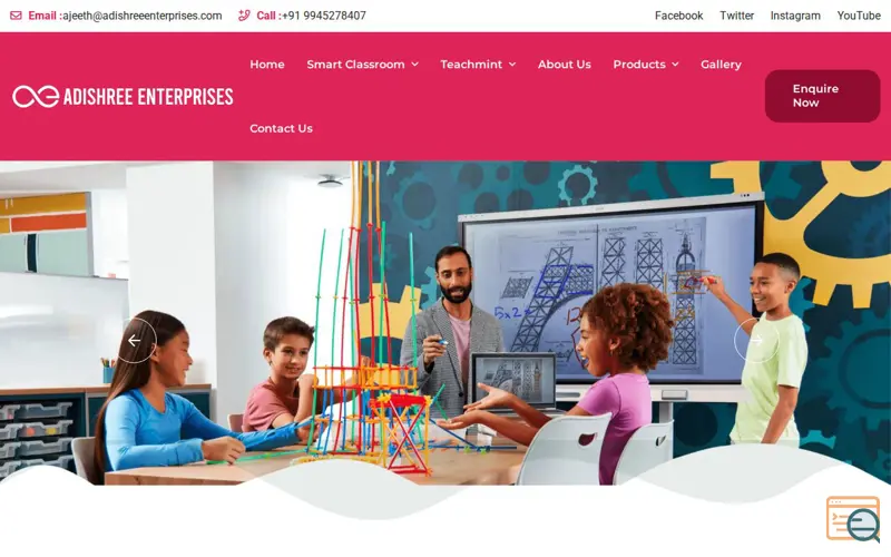 Screenshot of Home, a launch using Deepali.in