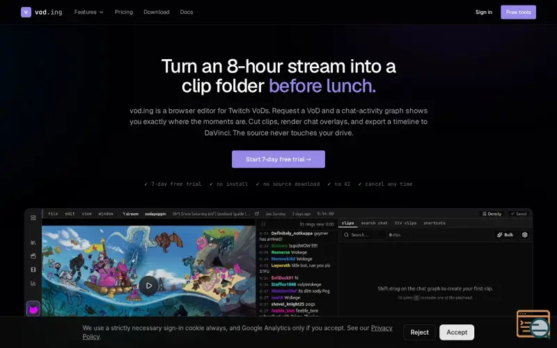 Screenshot of Voding