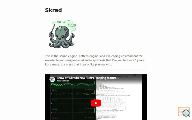 Screenshot of Skred