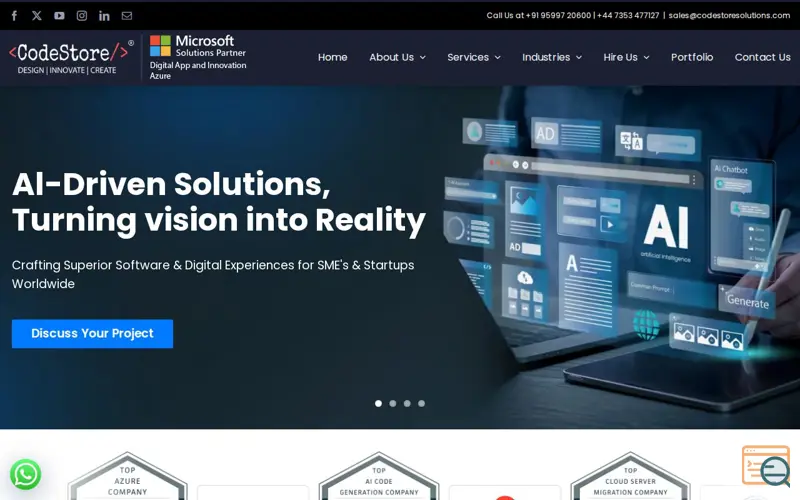 Screenshot of Mobile App & Web App Development