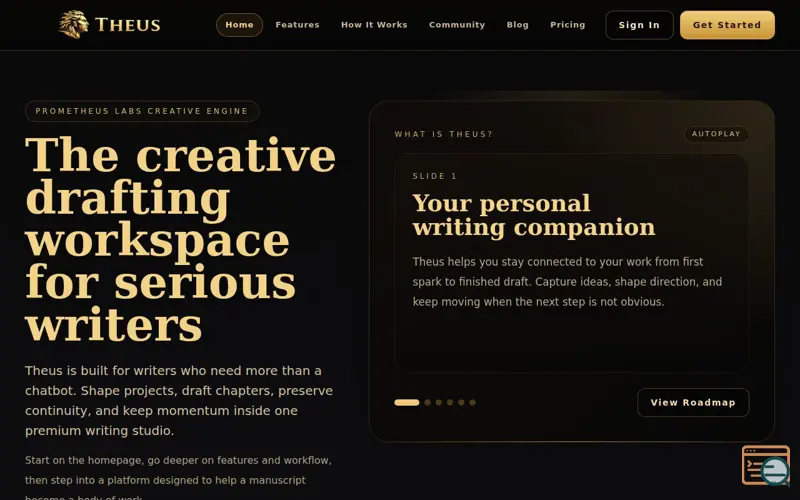 Screenshot of Theus