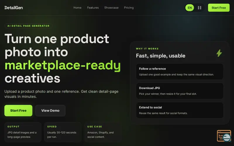 Screenshot of AI Advertising Designer