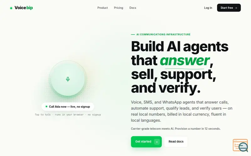 Screenshot of AI Agent Platform for Nigerian Developer