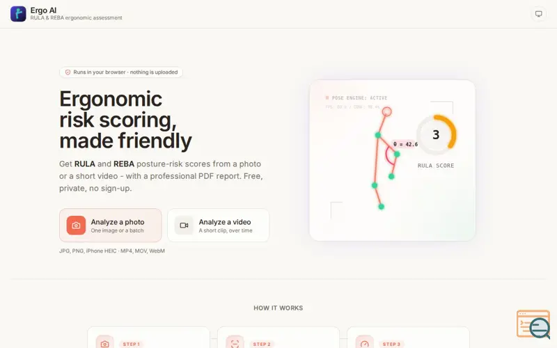 Screenshot of Ergo-AI