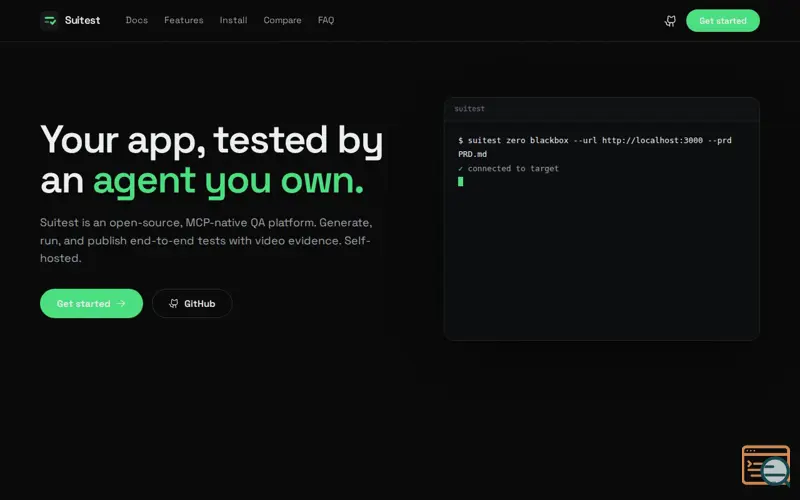 Screenshot of Suitest