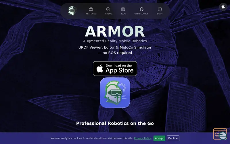 Screenshot of ARMOR