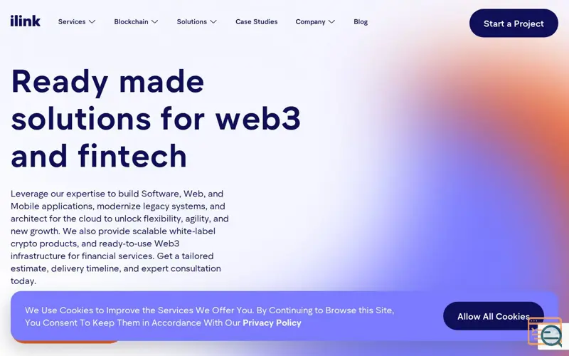 Screenshot of Fintech 
