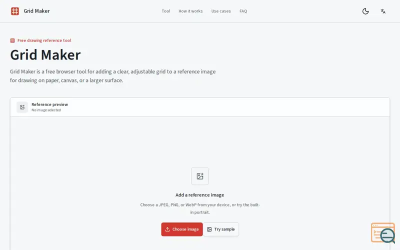 Screenshot of Grid Maker