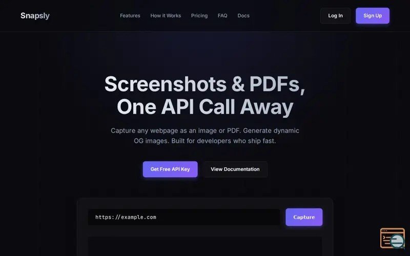 Screenshot of Snapsly