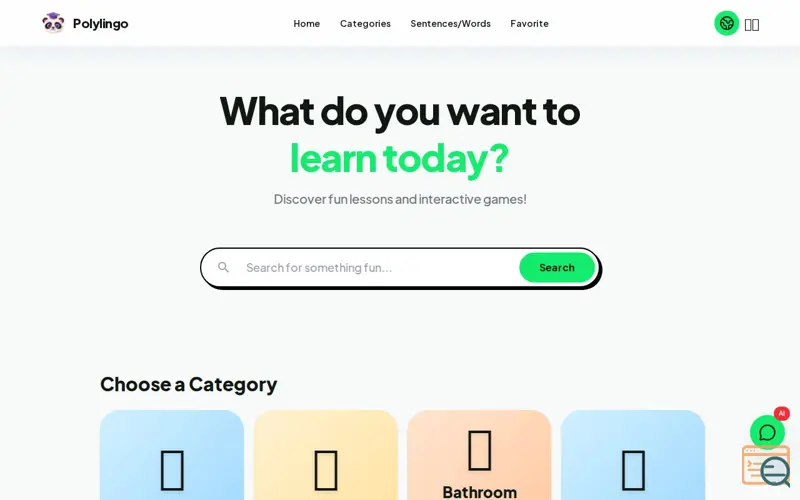 Screenshot of Polylingo