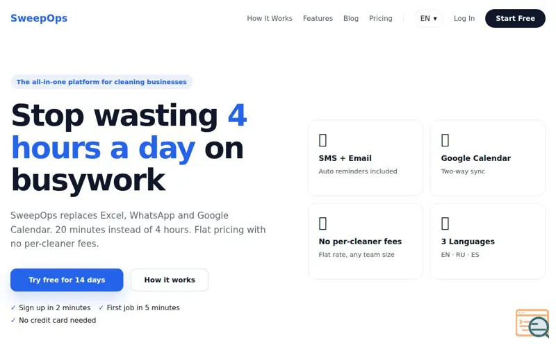 Screenshot of CRM, Scheduling & SMS
