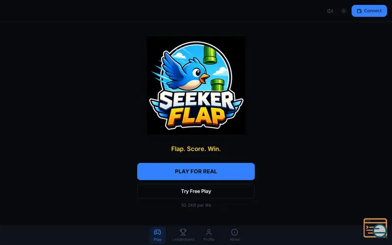 Screenshot of Seeker Flap