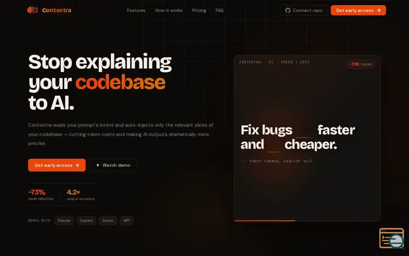 Screenshot of Contextra