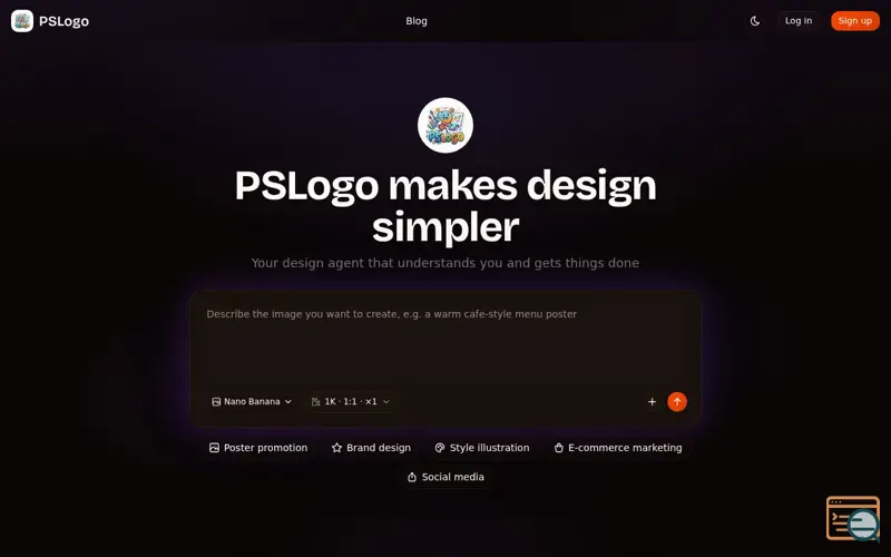 Screenshot of PSLogo