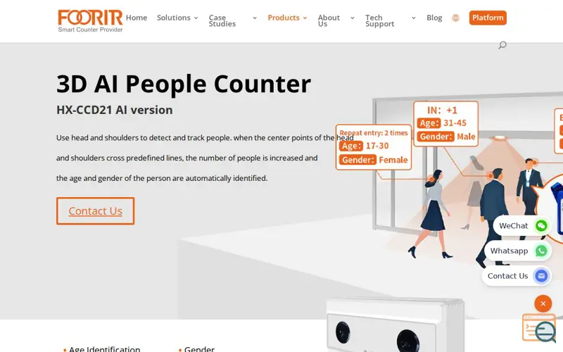 Screenshot of 3D AI People Counter