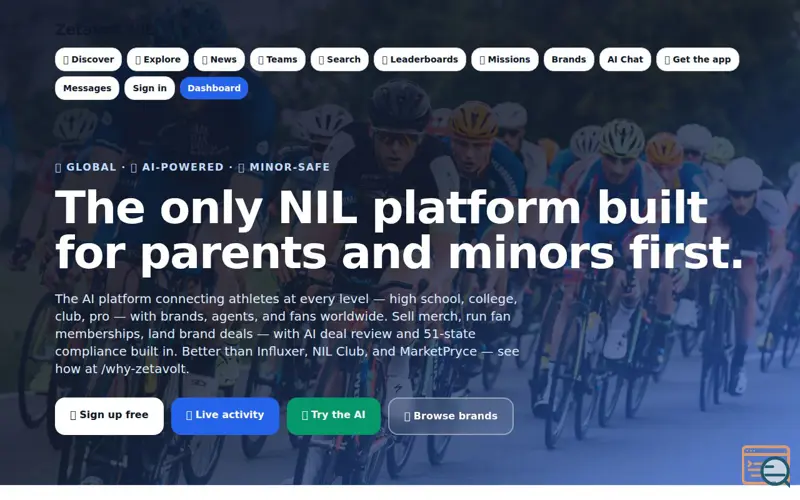 Screenshot of Zetavolt NIL