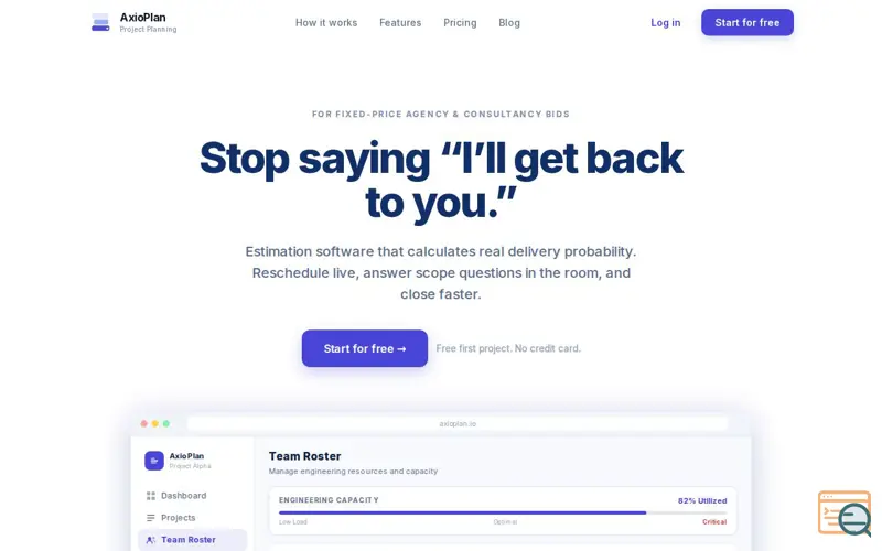 Screenshot of AxioPlan