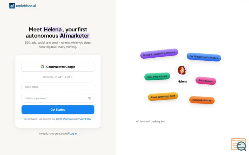 Screenshot of Helena