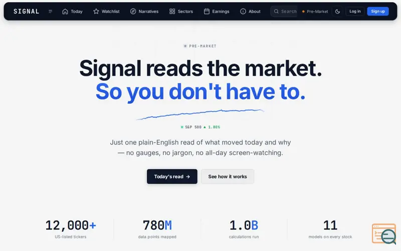 Screenshot of Signal