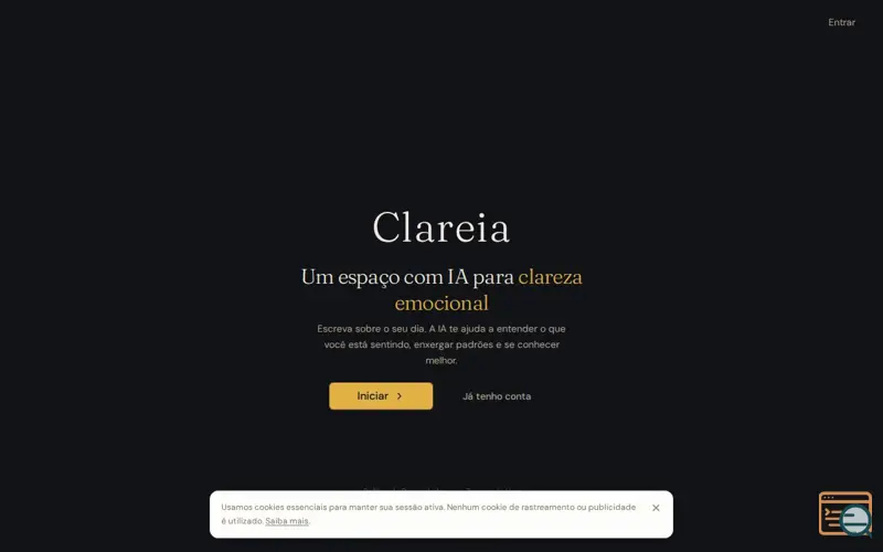 Screenshot of Clareia