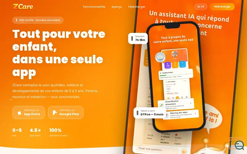 Screenshot of ZCare