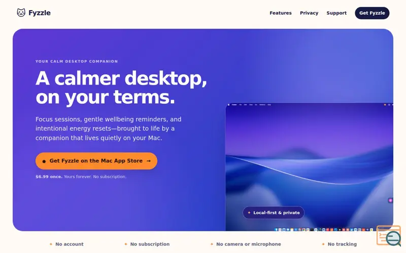 Screenshot of Fyzzle