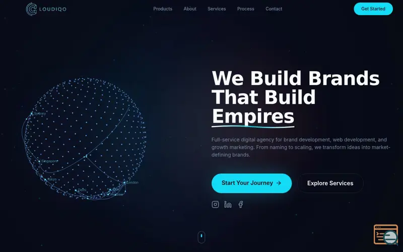 Screenshot of Cloudiqo
