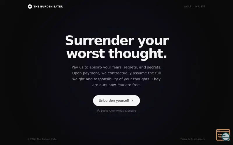 Screenshot of The burden Eater