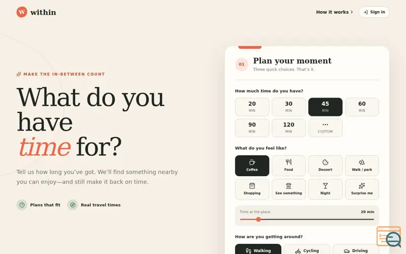 Screenshot of Within