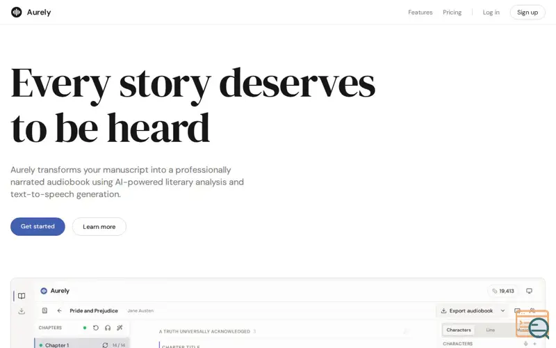 Screenshot of Aurely