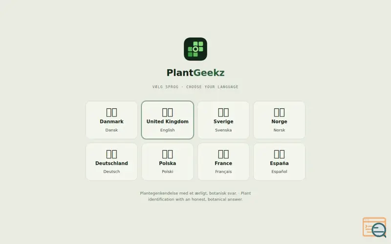 Screenshot of PlantGeekz - Identifier/collection app