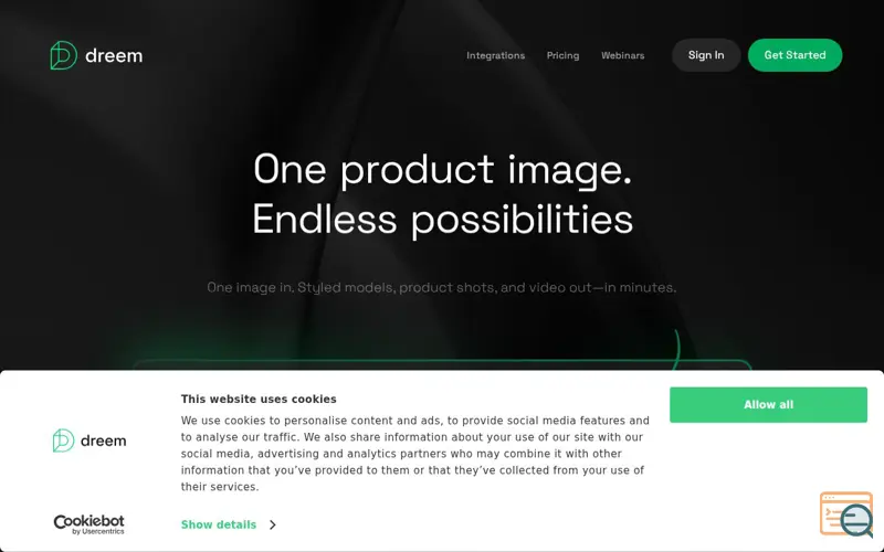 Screenshot of Dreem