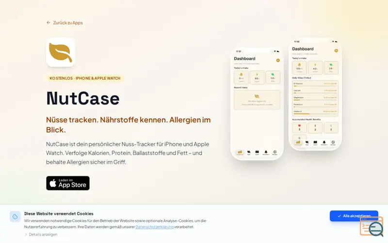 Screenshot of NutCase