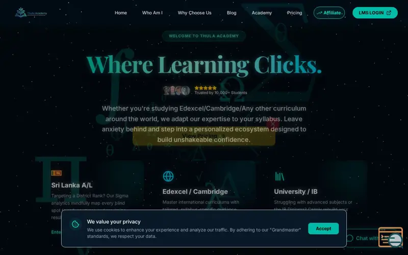 Screenshot of TheThula