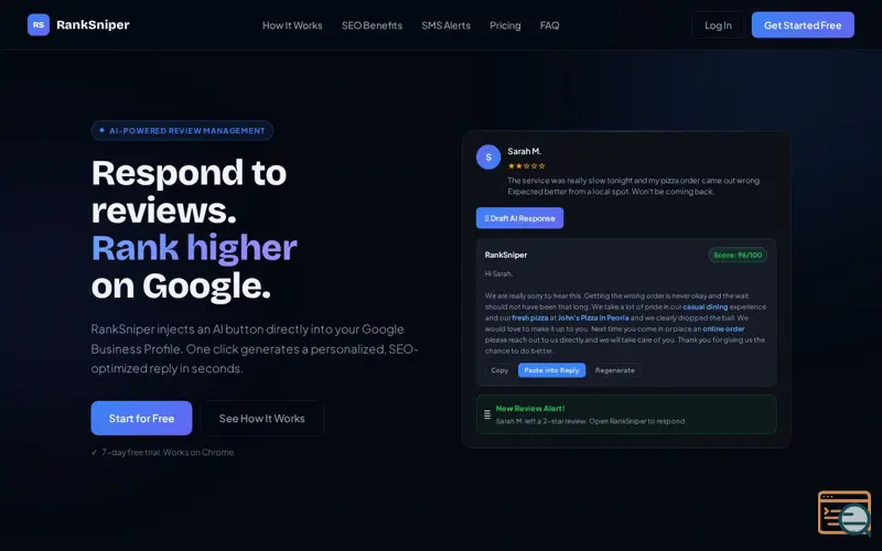 Screenshot of RankSniper