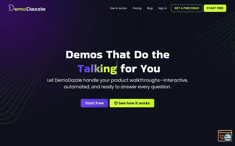 Screenshot of DemoDazzle