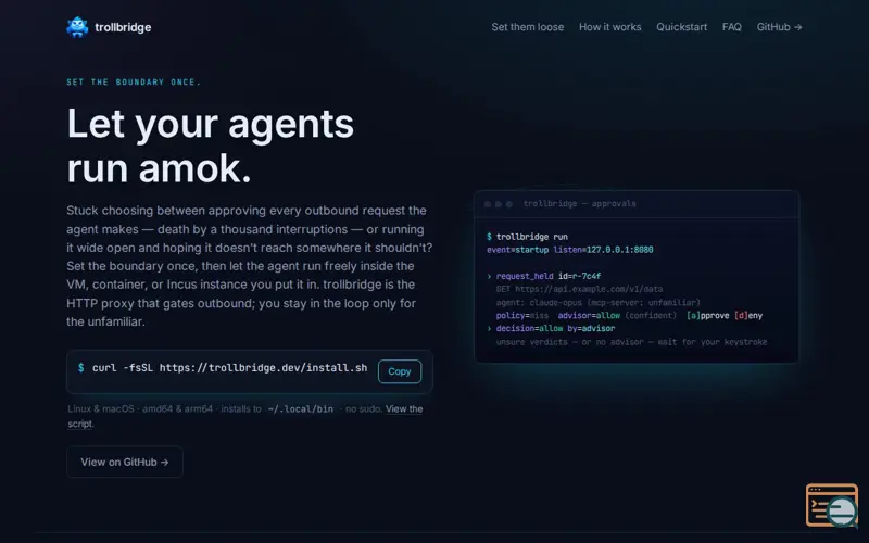 Screenshot of Trollbridge