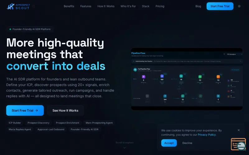Screenshot of AI Prospect Scout