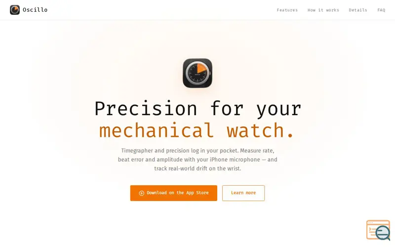 Screenshot of Oscillo