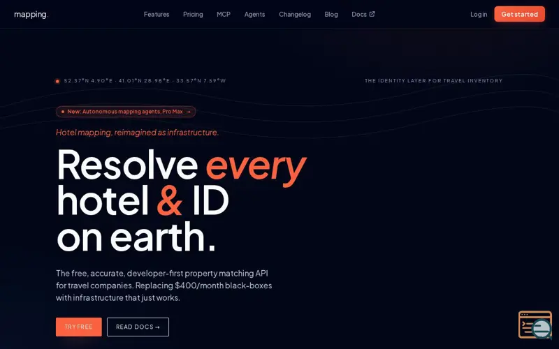 Screenshot of Mapping.Tavel