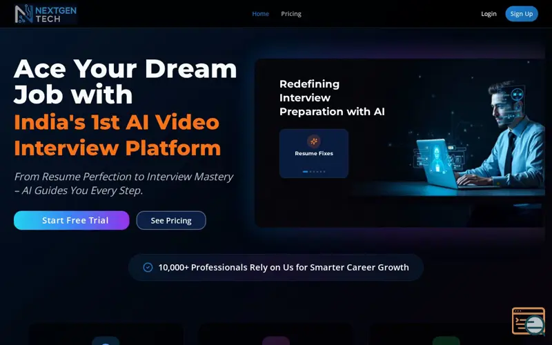 Screenshot of NextGen Tech